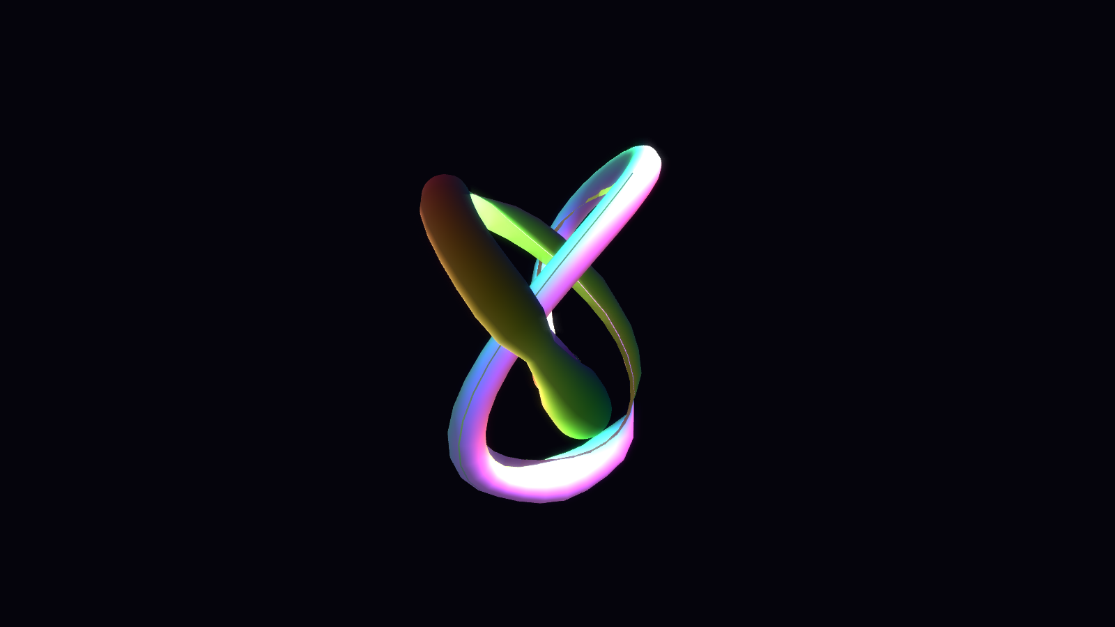 Trefoil knot tube