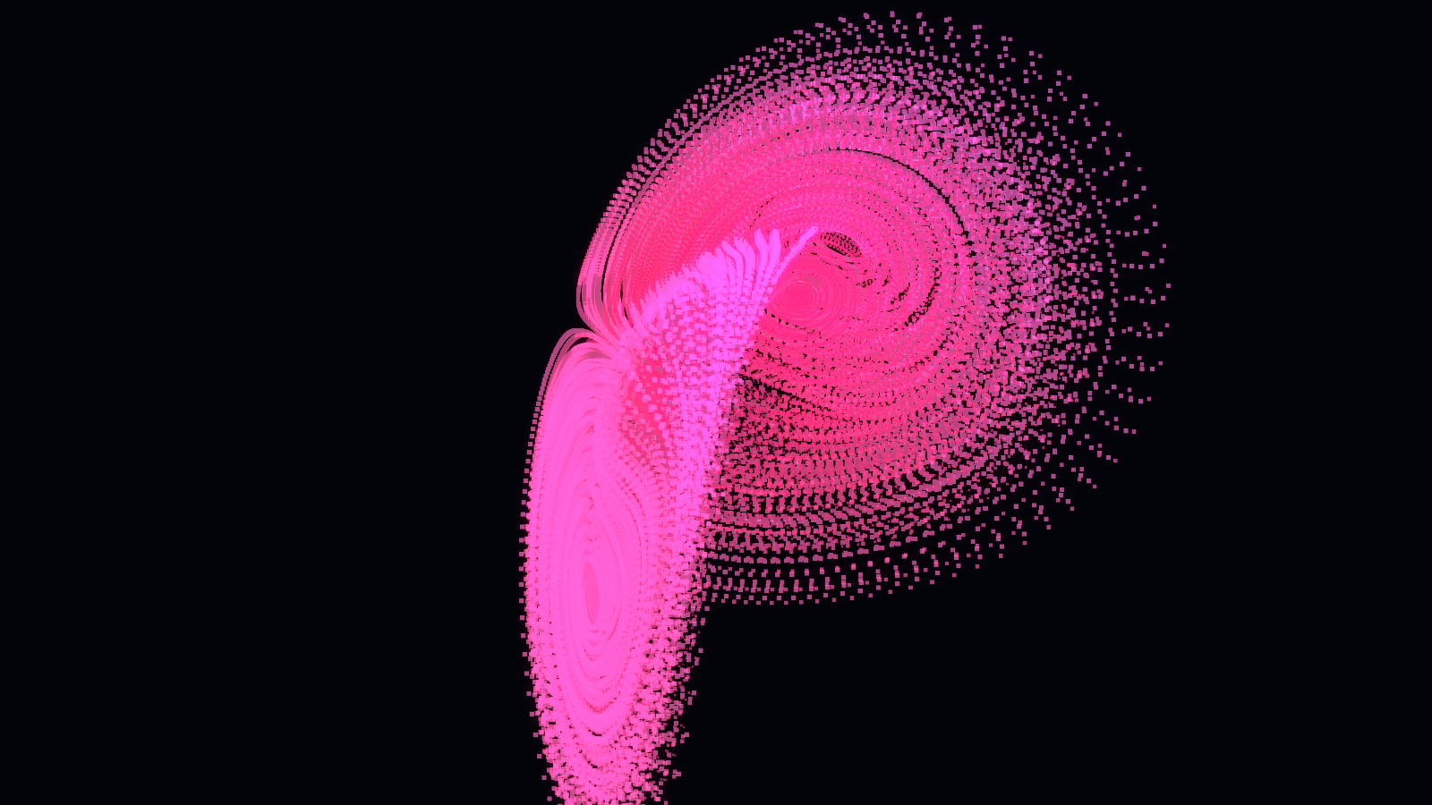 Lorenz attractor in 3D