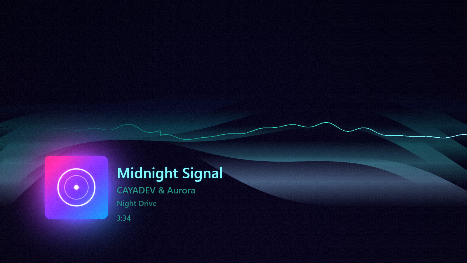 Now Playing with album art