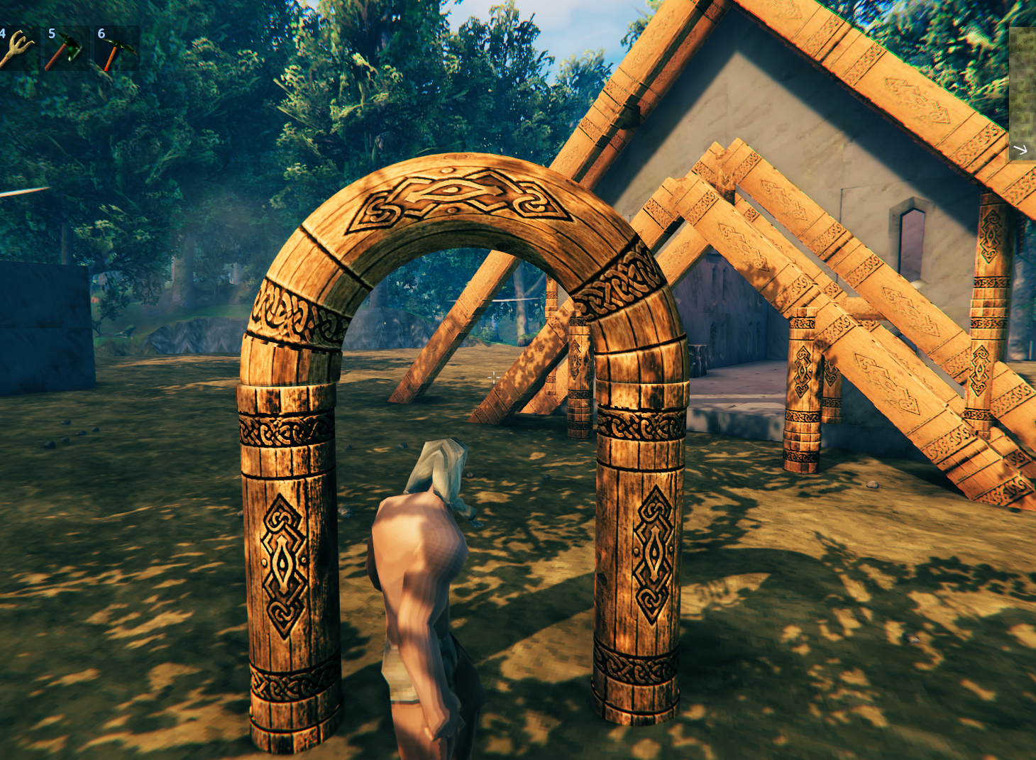 Arches and Round Beams