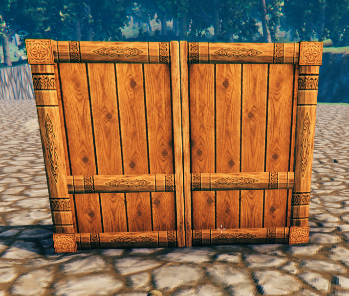 Double Carved Door