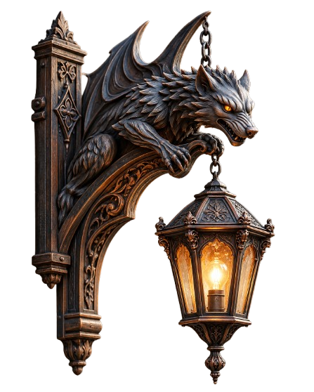 Gargoyle Lamp