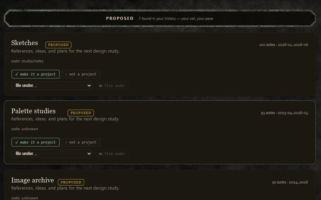 Cairn Projects preview