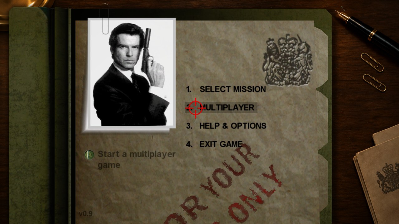 Main menu