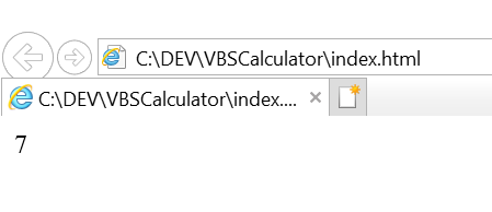 VBSCalculator result