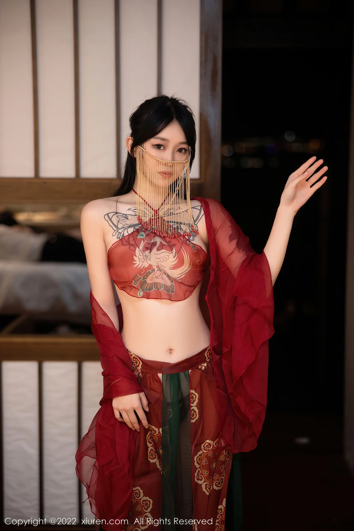 秀人网No.5527 模特奶瓶.大理旅拍：这组红古装写真，看完想立刻带她去拍同款！ - 4