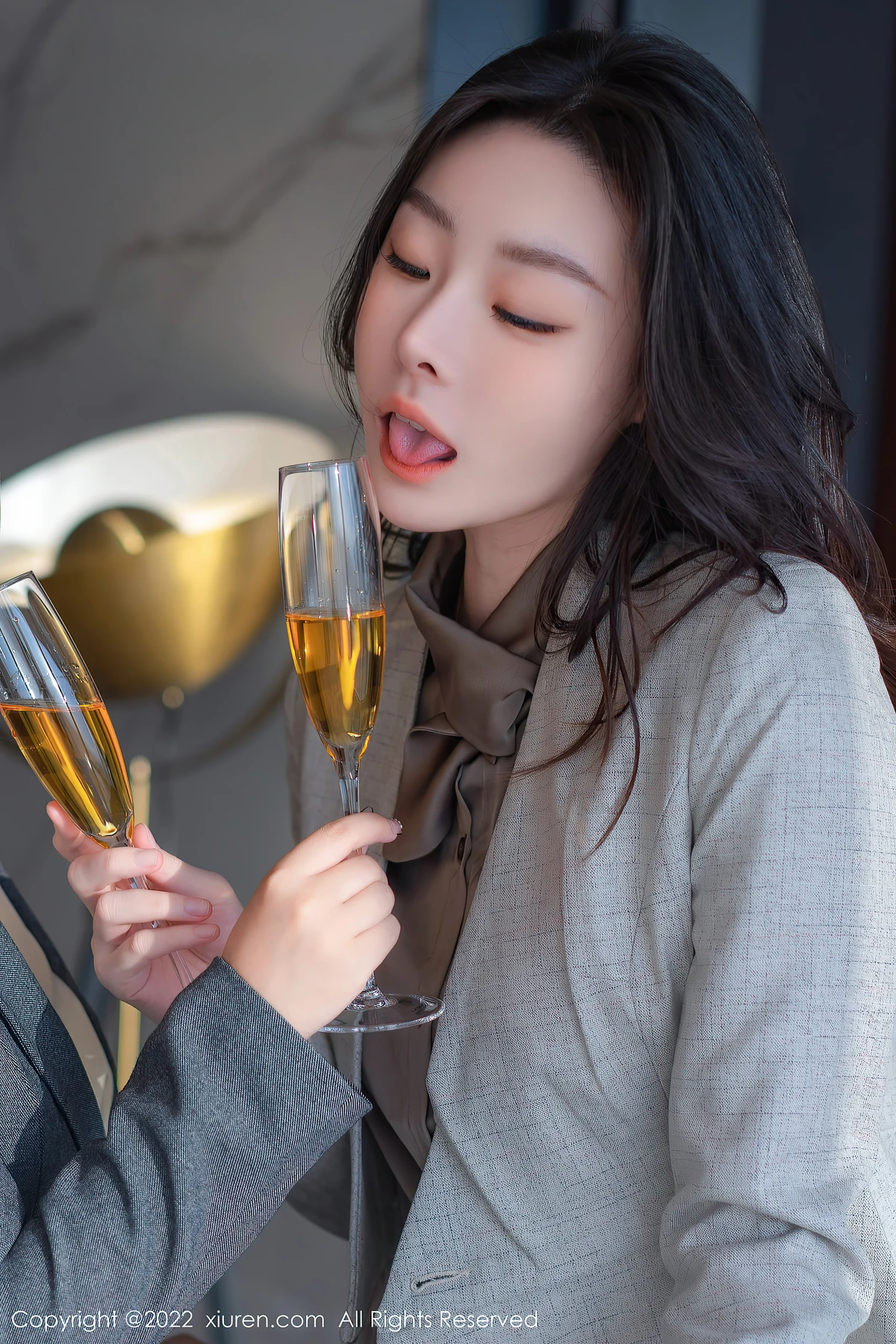 XiuRen No.5524 是小逗逗张思允Nice OL写真：这波职业装诱惑，真·戳中审美点！ - 4