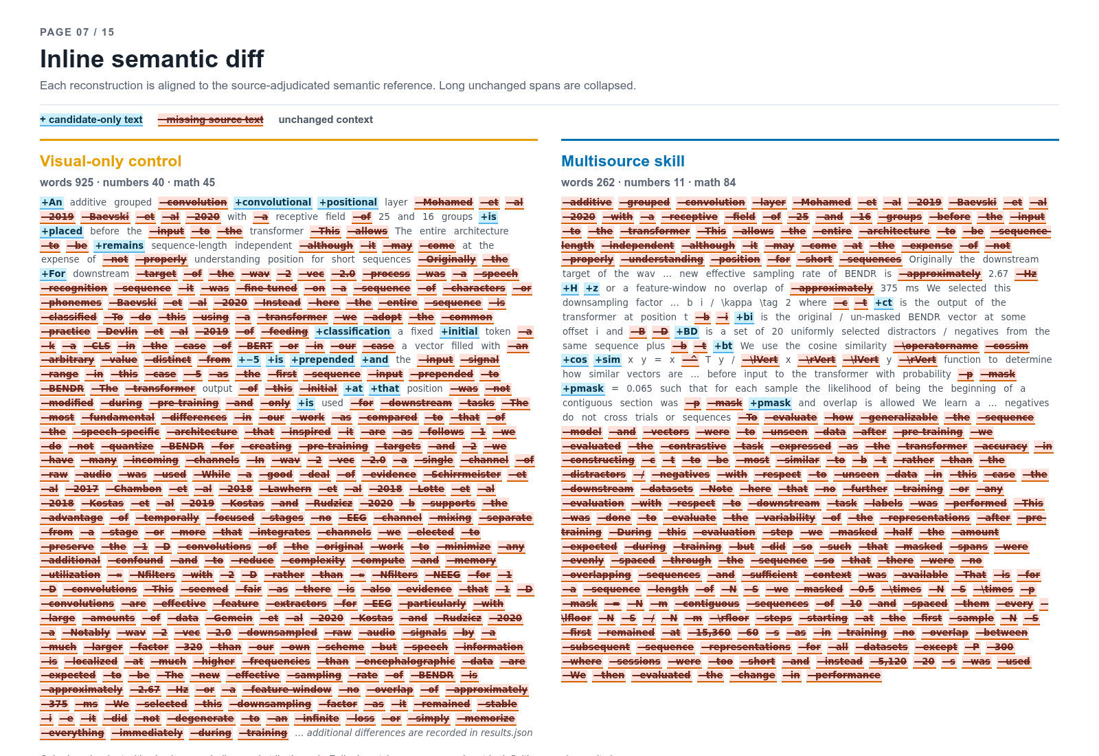 Page 7 inline semantic diff