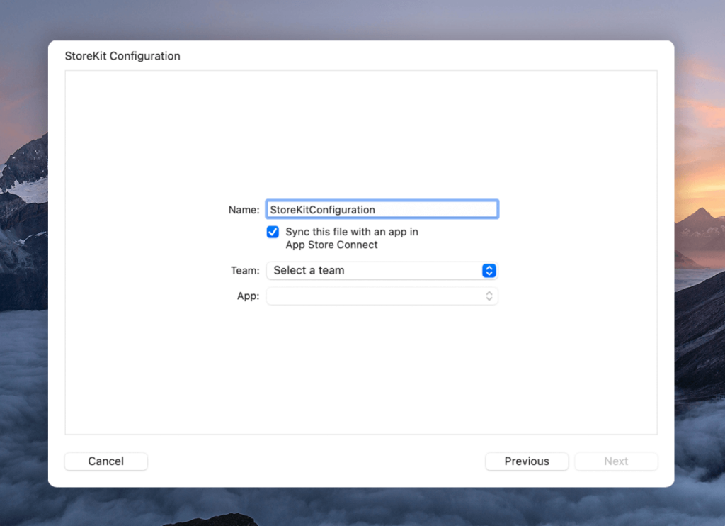 Sync with App Store Connect