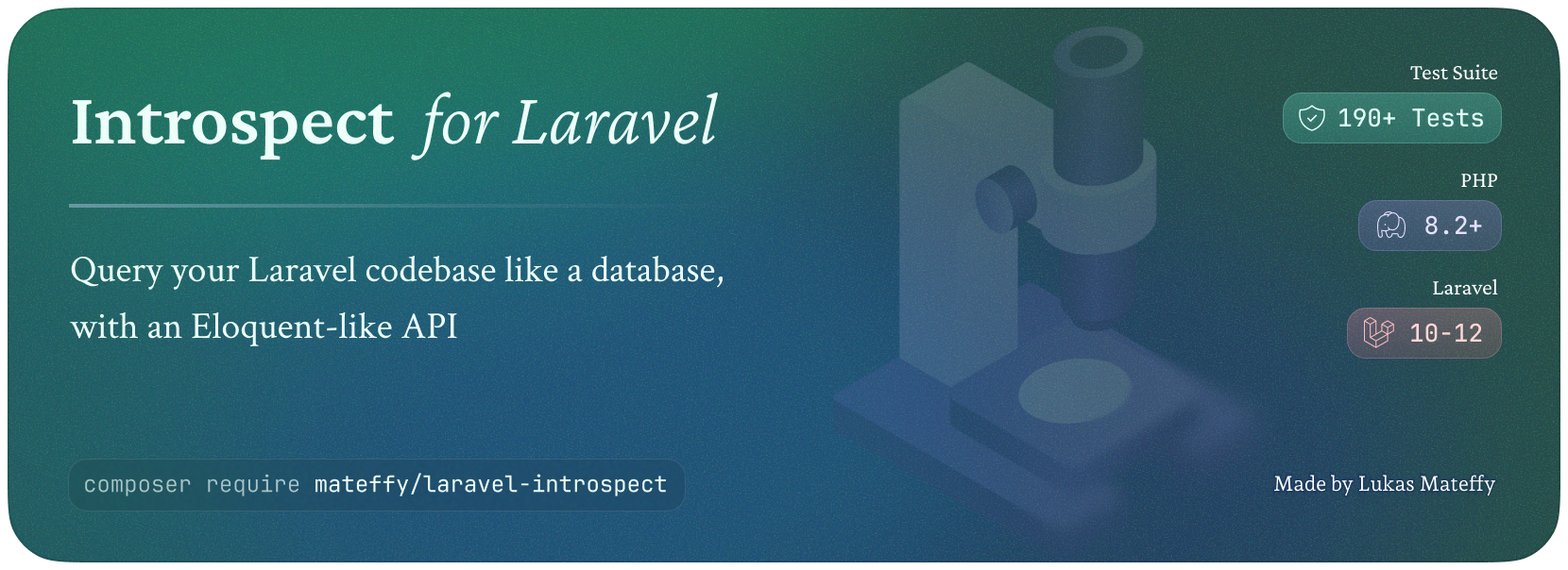 Capevace/laravel-introspect cover