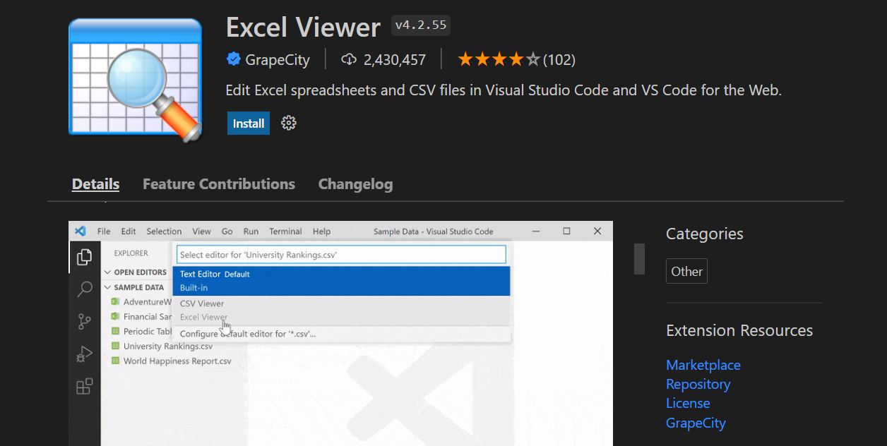 excelviewer