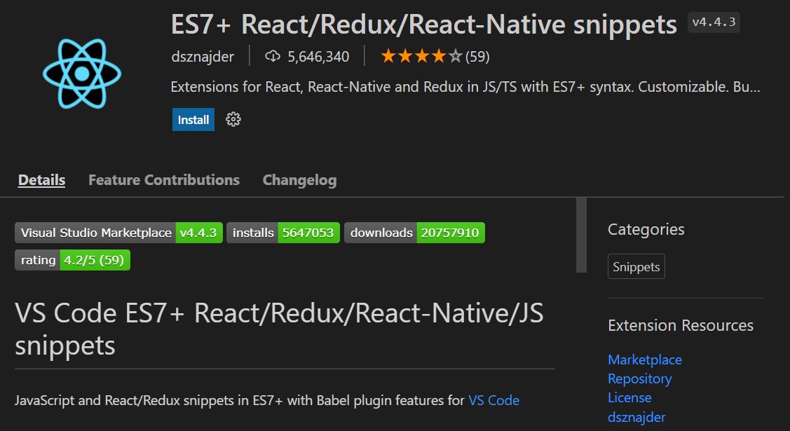 react_redux_snippet