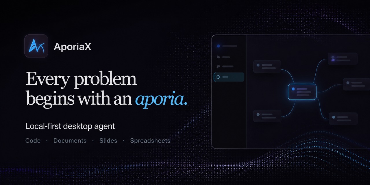 AporiaX — Every problem begins with an aporia.