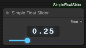 Simple Float Slider