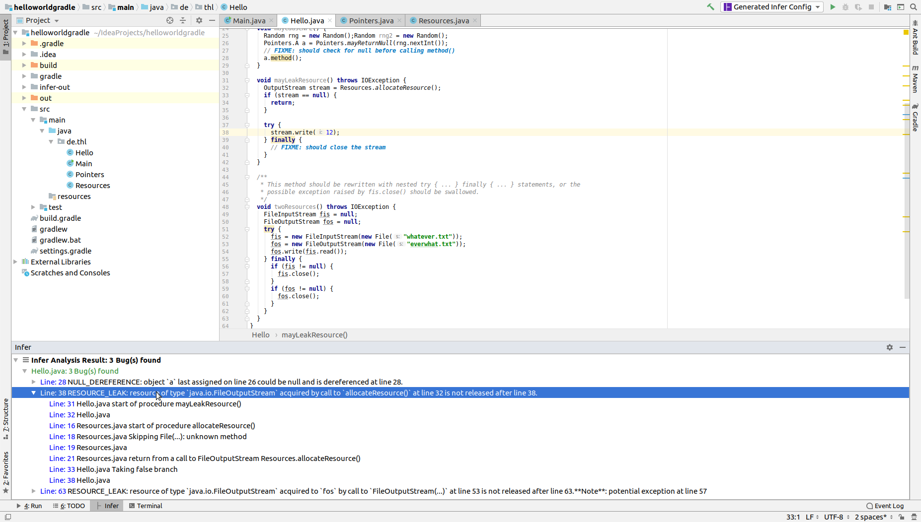 intellij-infer screenshot