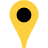 yellow map marker
