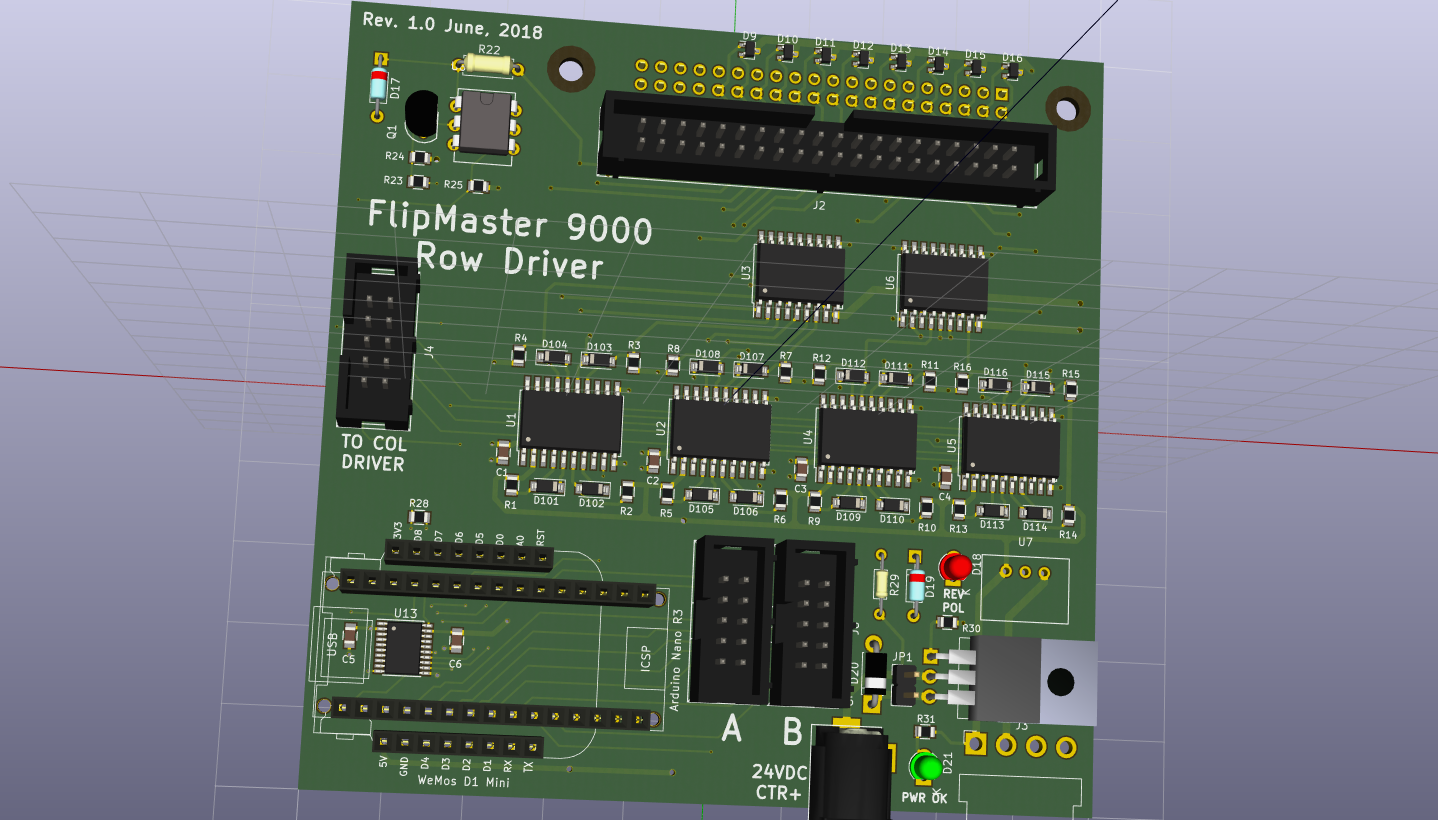 Row driver, from the project README