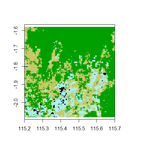 Single tile loaded into memory and plotted.