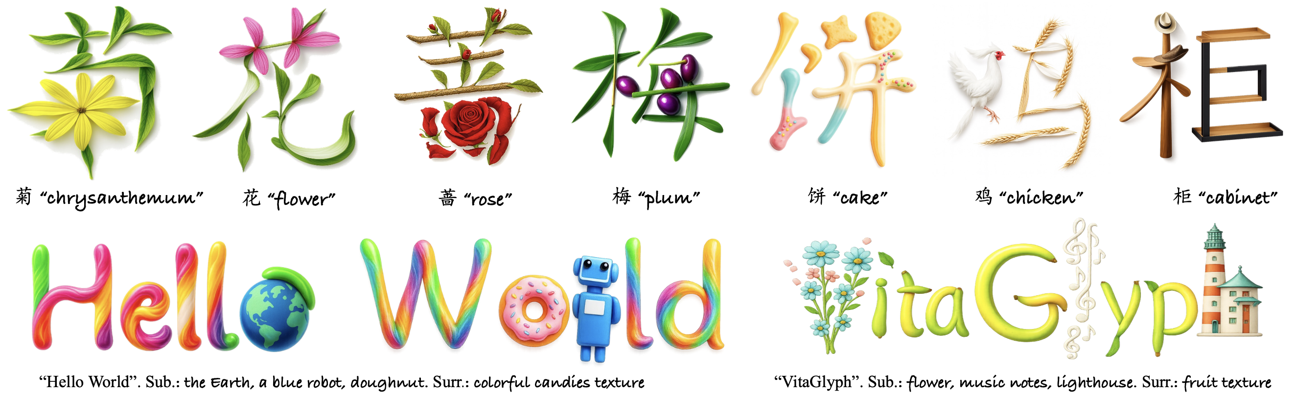 Artistic typography examples