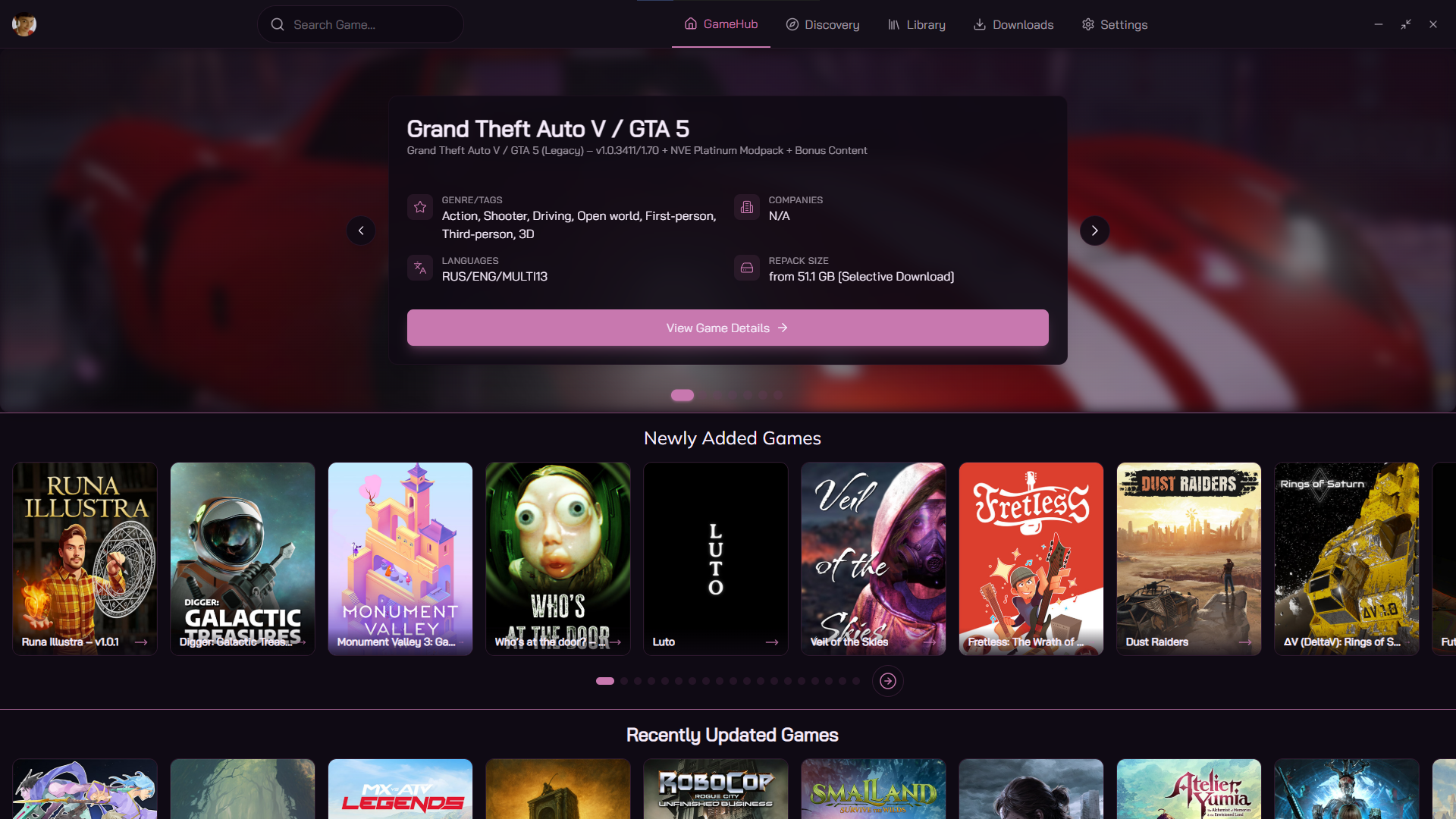 Launcher Screenshot 1