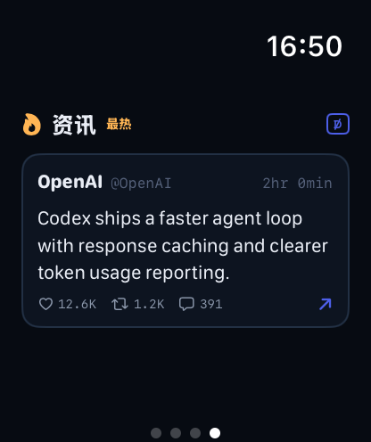 Apple Watch AI Feed