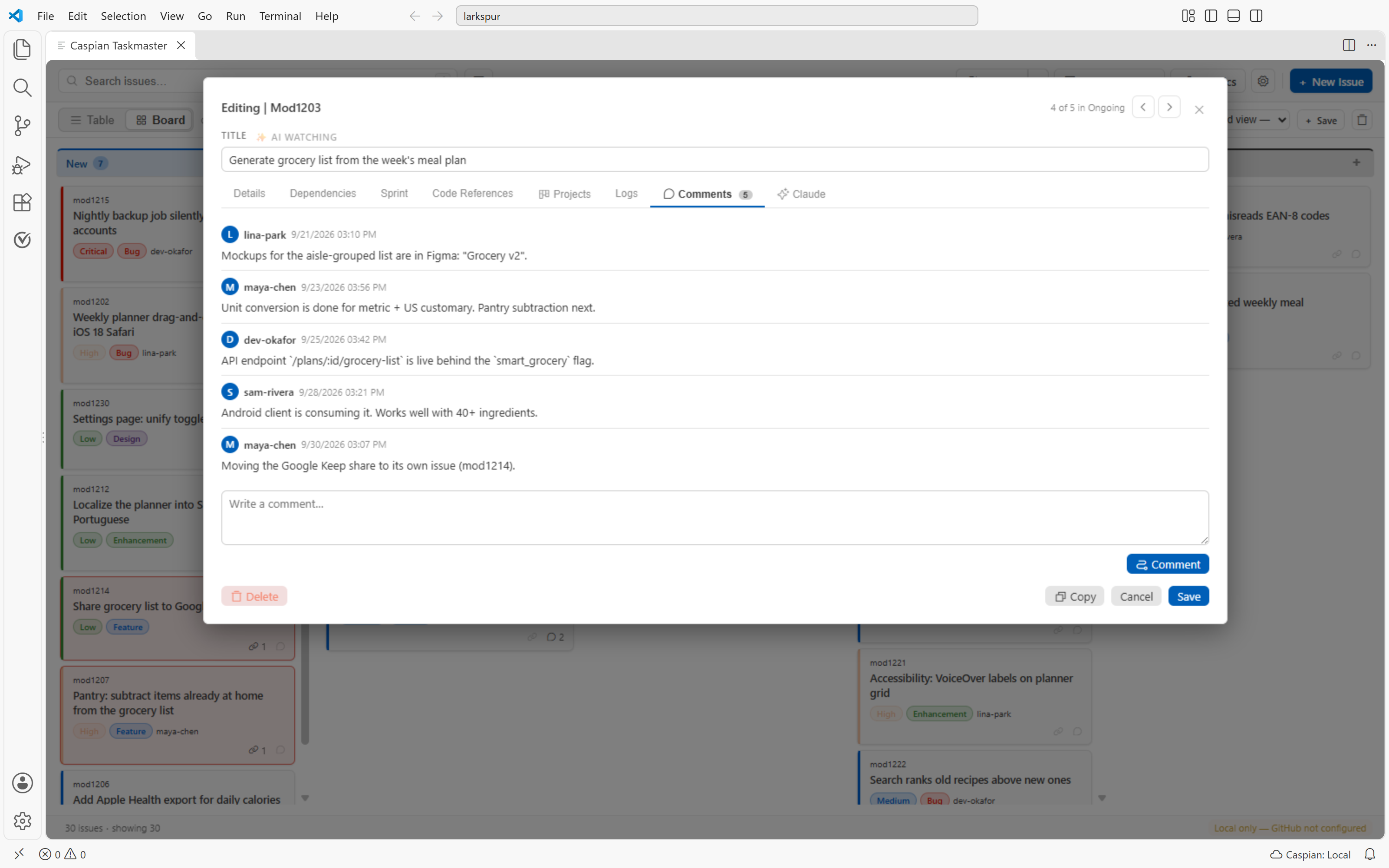 Comments