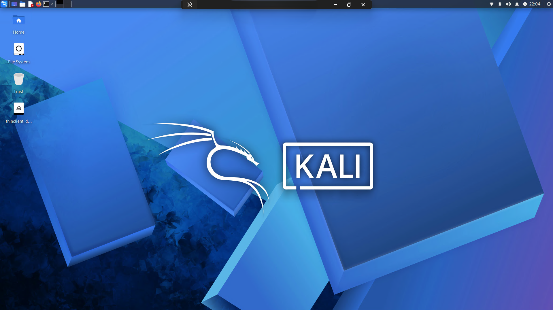 Escritorio Kali