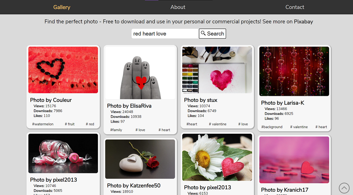Pixabay Photo Search Gallery screenshot