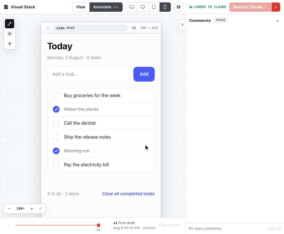 Point. Comment. Iterate. No more jumping between chat and the UI.