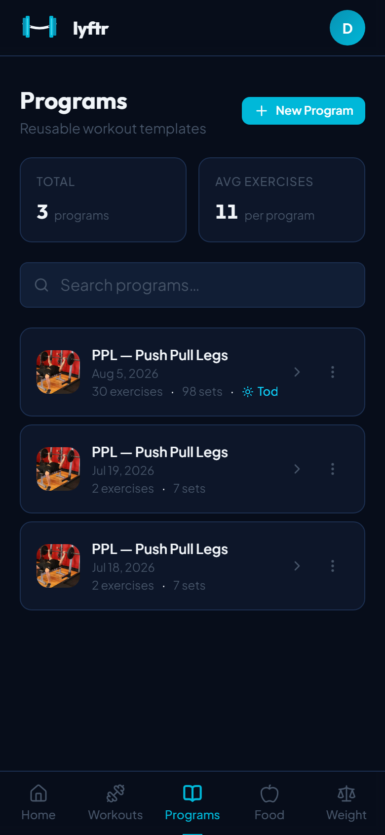 Programs