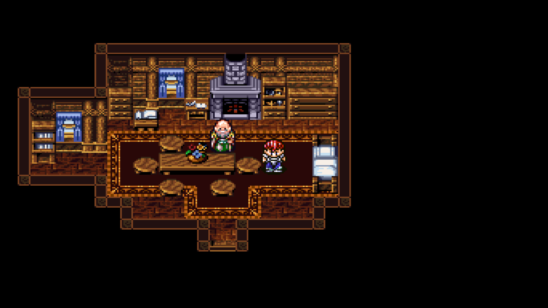 A building interior in Lufia II Recompiled