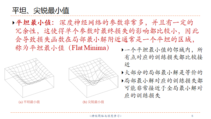 平坦最小值与尖锐最小值