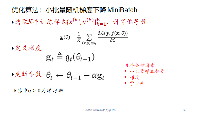 小批量随机梯度下降