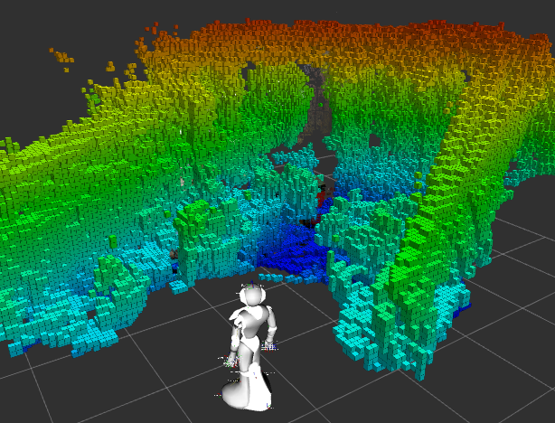 Octomap building with Pepper + ROS