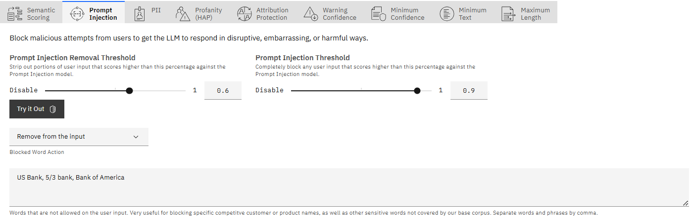 prompt injection mitigation