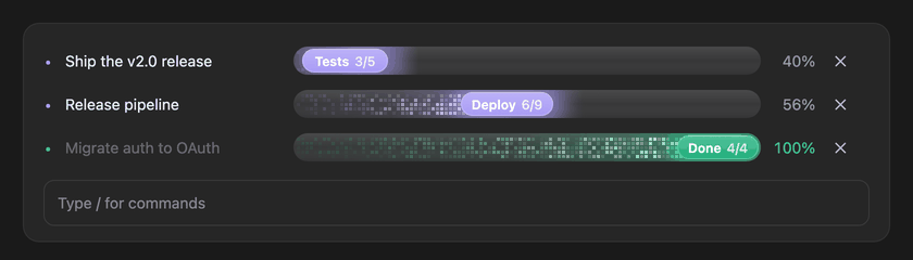 Le bandeau dans l'app Desktop