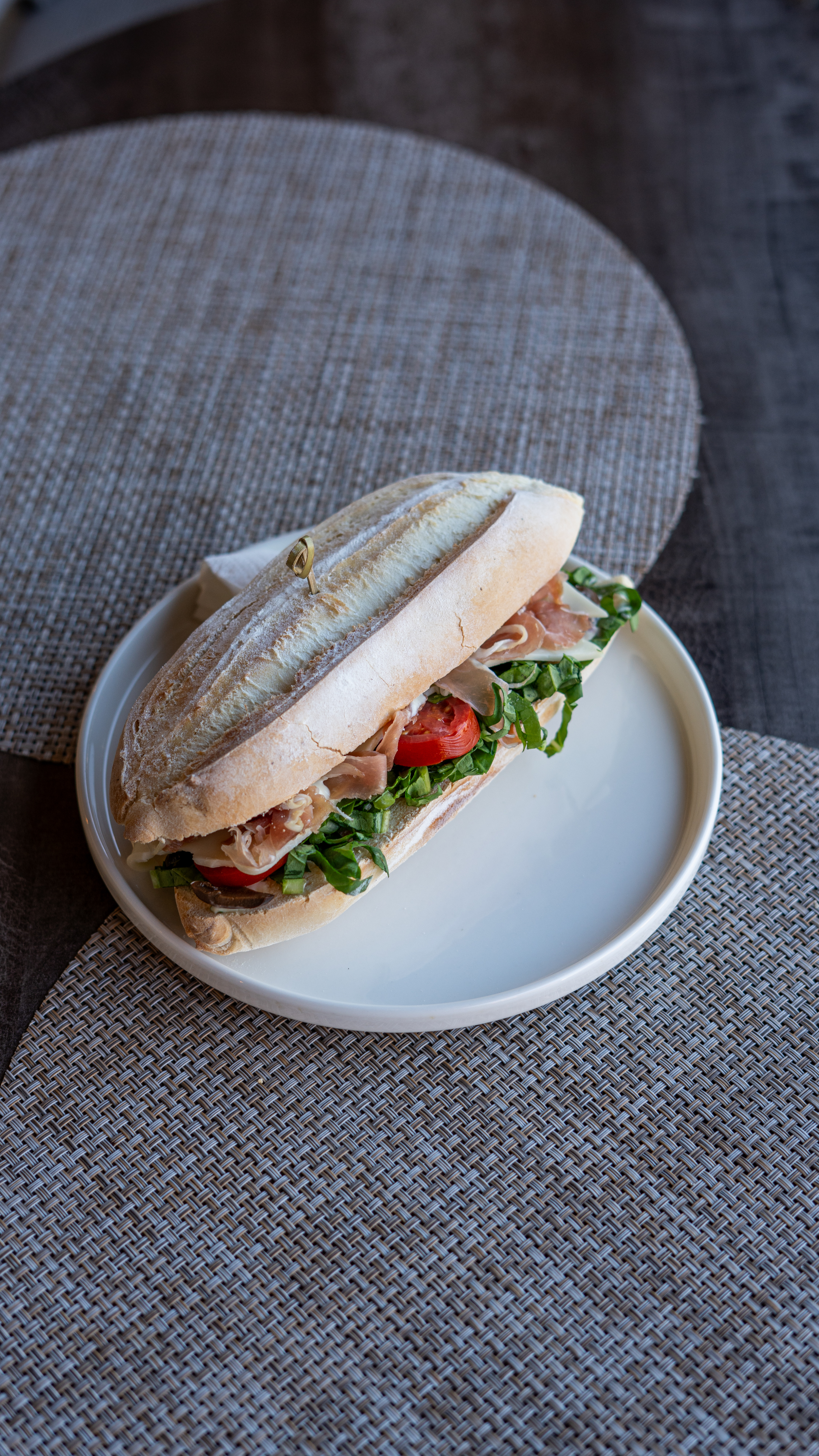 Baguette mediterránea