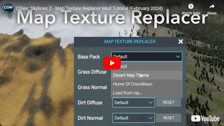 Map Texture Replacer Mod Tutorial - YouTube