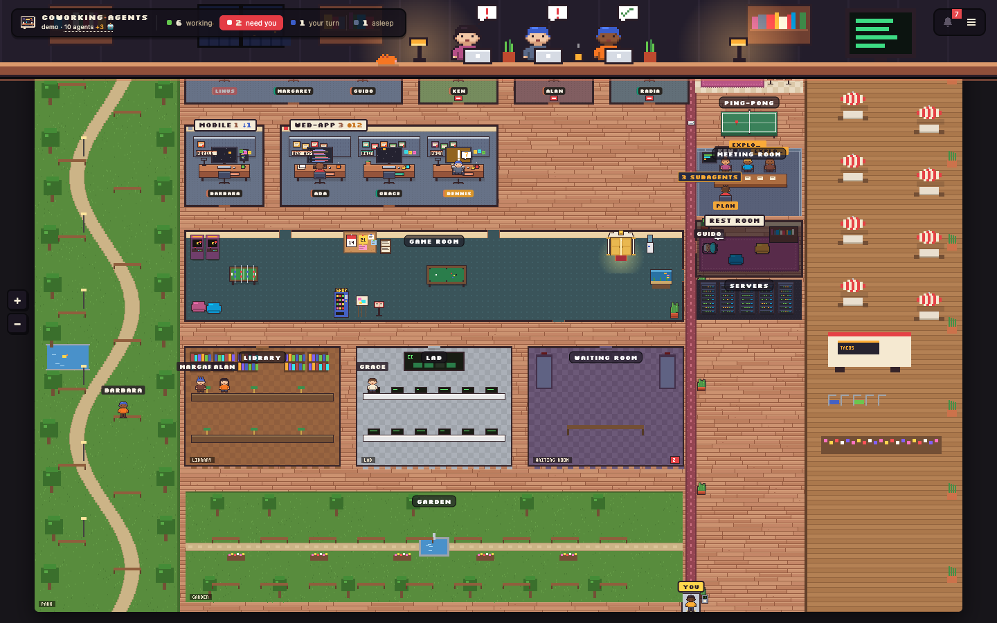 The game room