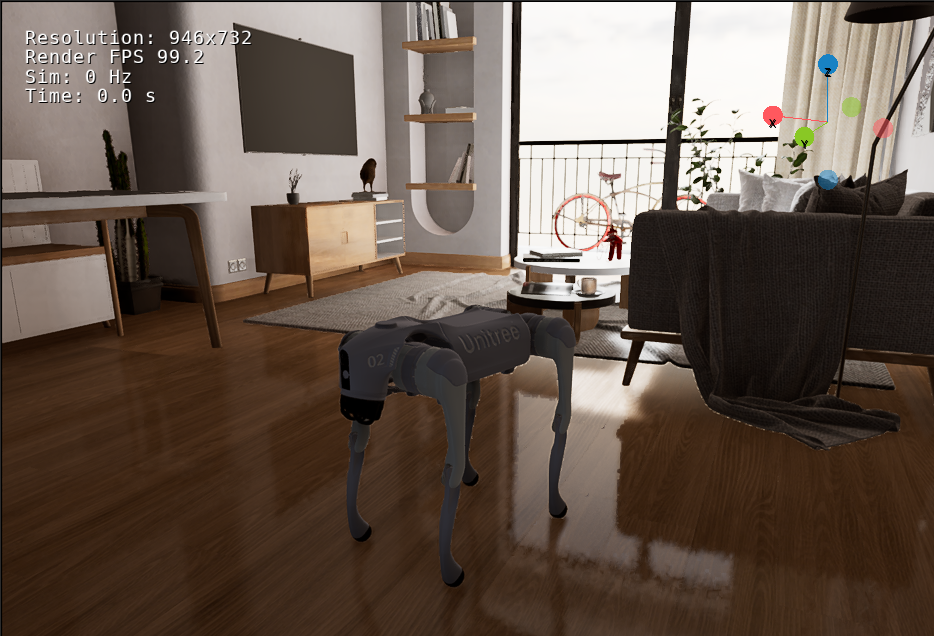 rAIner kitchen navigation scene