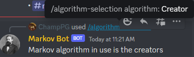 Creator Algorithm