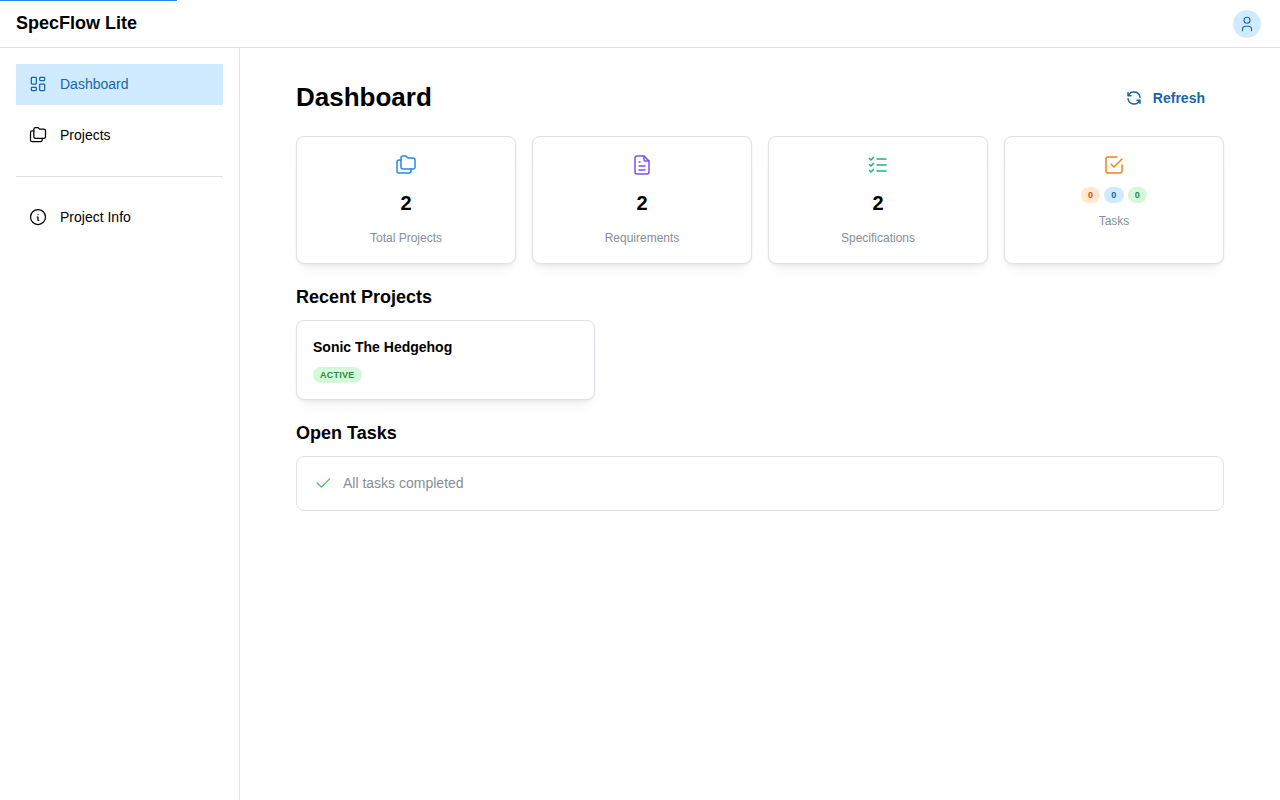 specflow-lite screenshot