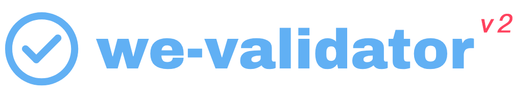 we-validator