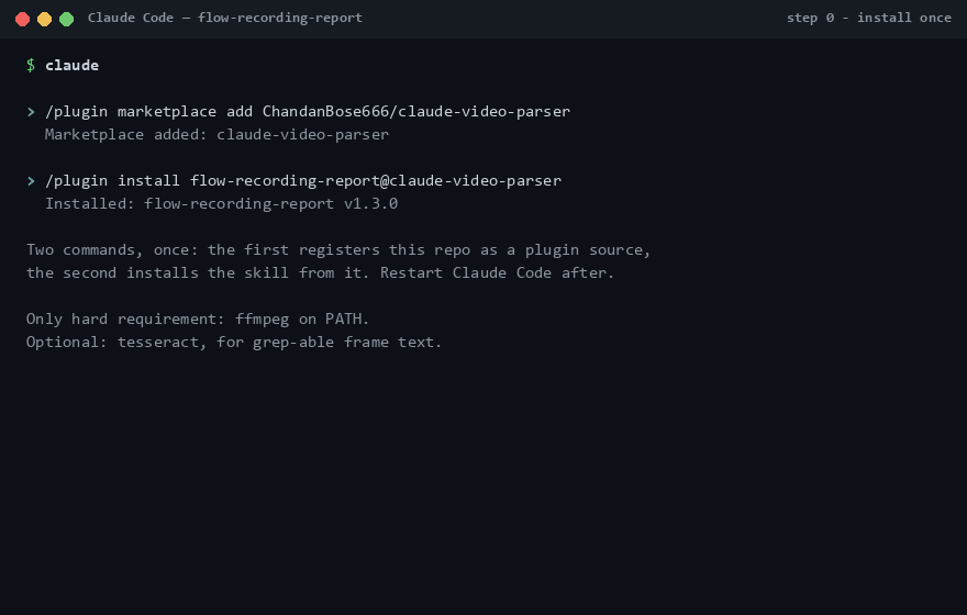 Demo walkthrough