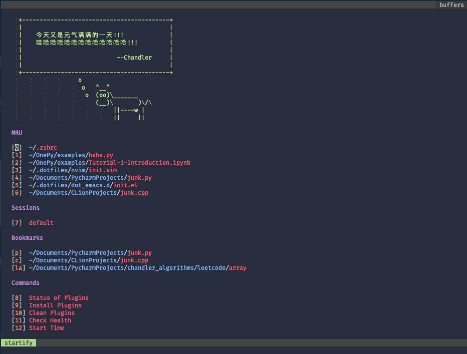 neovim-start