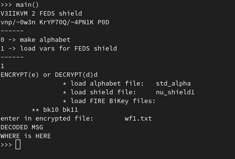 Decryption example