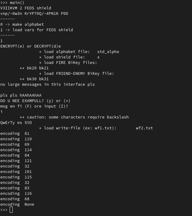 Encryption example