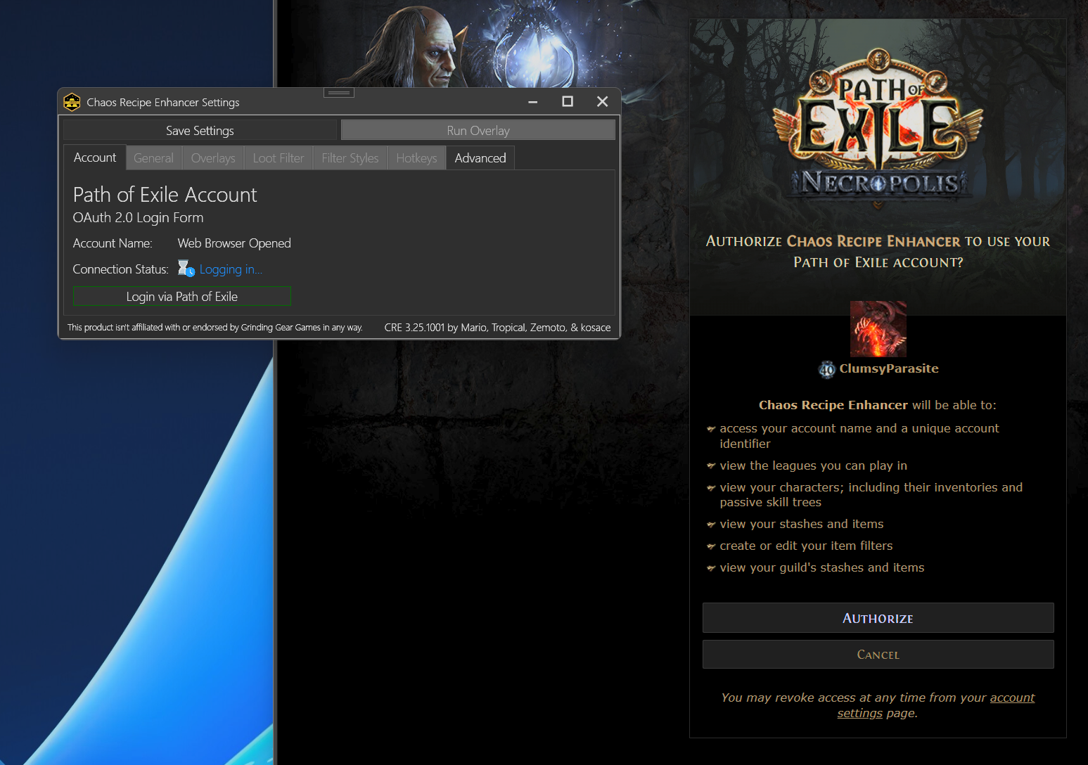 Login Prompt