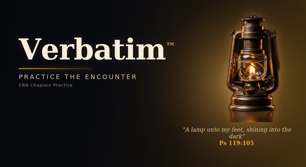Verbatim by Chaplain Resource Network