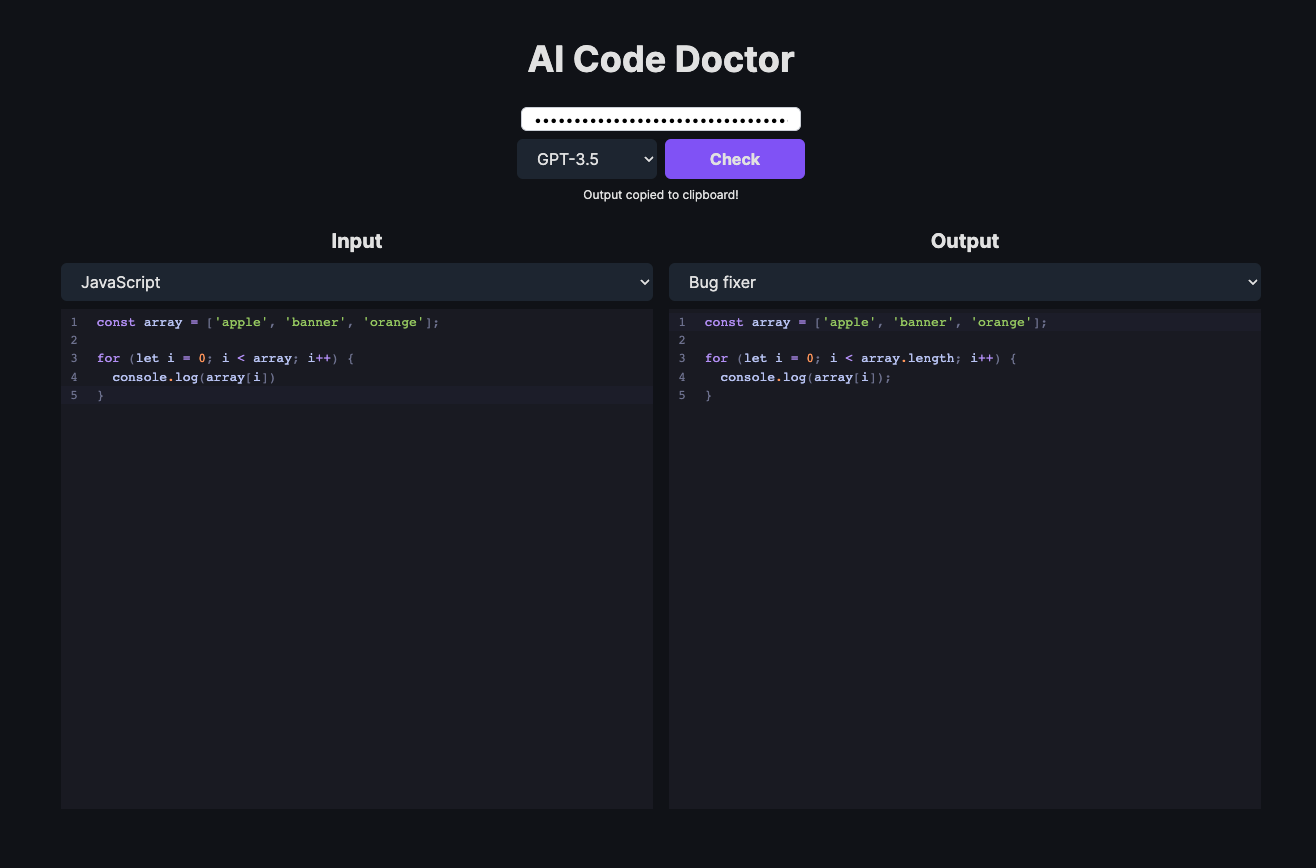 AI Code Doctor